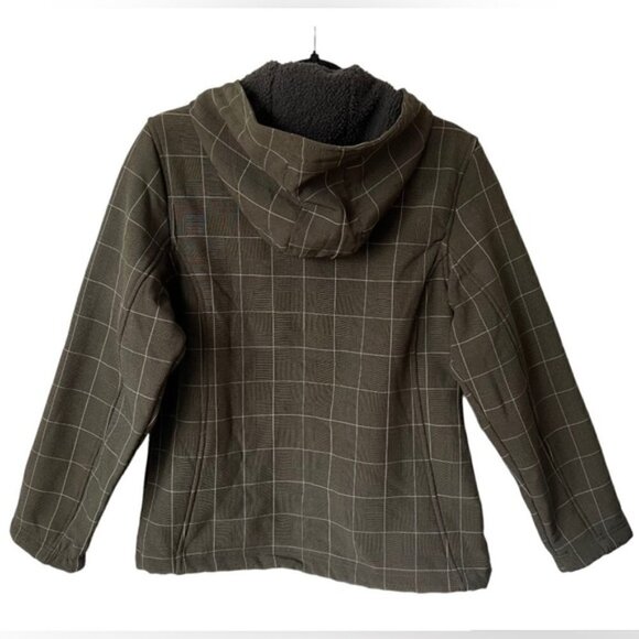 🩷 Elevate Sport, Women’s Sherpa Lined Jacket - Brown/Gray/Black. Size: S - Picture 2 of 14